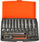 Bahco SL25L Socket & Mechanical Set, Metric 1/4 Dynamic Drive, 37 Pieces