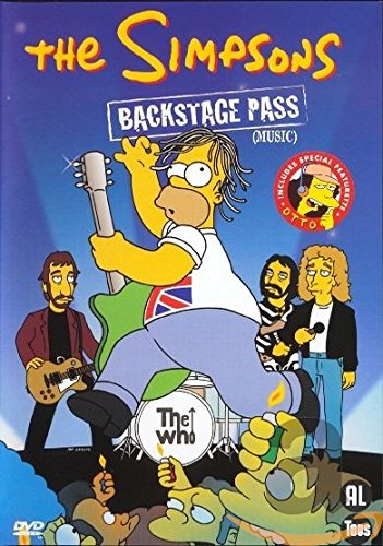 SIMPSONS BACKSTAGE PASS