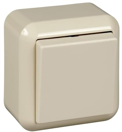 Elso 381600 AP-Universalschalter 10A CONTURA perlweiss Unischalt.6.10A.STK Con pw
