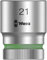 WERA-05003612001-8790 HMC Zyklop Nuss 21,0 - Llave de vaso Zyklop con arrastre de 1/2