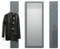 Vladon Garderobenset Garderobe Spot, Made in Germany, in Grau Hochglanz