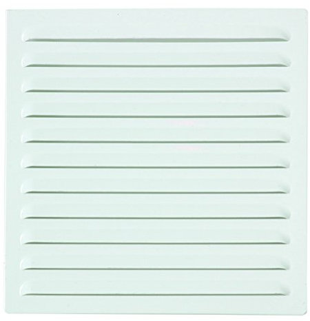 Brinox B70010D - Rejilla empotrar (16 x 16 cm) color lacado blanco