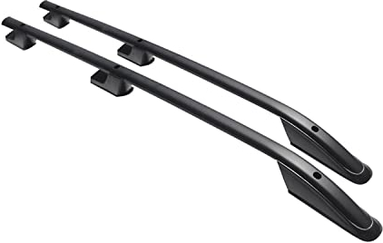 OMAC Dachreling für Ford Transit Tourneo Custom 2012-2024 L2 Langer ABE Schwarz Alu