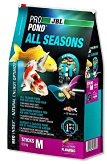JBL All-season feed for Koi, floating sticks, season feed, ProPondAll seasons