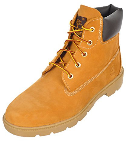 Timberland 6-inch Classic - Stivali classici Unisex Bambini, Giallo (Yellow 607)