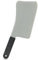 ESPA Machette Boucher en Plastique 25 cm - Argenté/Gris - Taille Unique