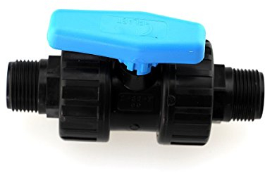 PP Kugelhahn mit AG 1 1/2