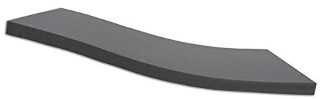 Dibapur ® Black: Orthopädische Kaltschaummatratze/Akustikschaumstoff - H2 - (90x200x8 cm) Ohne Bezug - Made in Germany