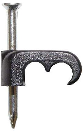 100 Twin Shotgun Cable Clips for WF65/CT63 in Black by Aerials, Satellites and Cables