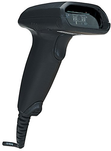 Manhattan Long Range CCD Handheld Barcode Scanner, USB, 500mm Scan Depth, Cable 1.5m, Max Ambient Light 10,000 lux (sunlight), Black, Box