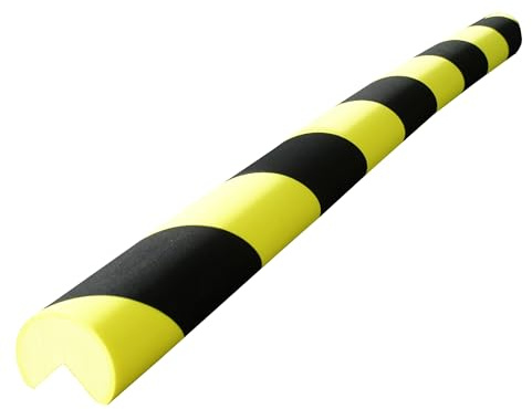 Viso PU4025NJ Foam Angle Protection - Black and Yellow, 40 mm Dia x 750 mm L