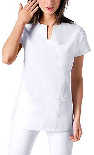 CLINIC DRESS Schlupfkasack Kasack Damen für Krankenpflege und Altenpflege 95 Grad Wäsche