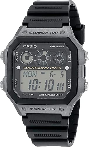 Casio Watch with Movement Japanese Quartz Movement ae-1300wh-1 a 39 mm