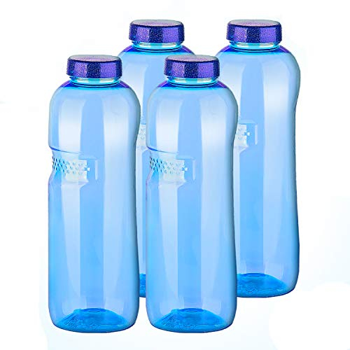 4 x 1,0 Tritan Trinkflasche Wasserflasche Flasche Sport Fahrrad BPA - frei