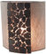 GURU SHOP Wandlampe/Wandleuchte, in Bali Handgefertigt aus Naturmaterial, Lavastein - Modell Cleopatra Stone, 30x30x12 cm