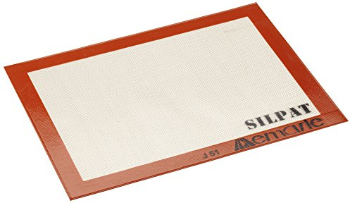 PADERNO 47680-40 Tapis de Cuisson en Silicone pour Four, Toile, Silpat Tapis pour Patisserie Anti-Adhésif Réutilisable, Format 80 x 150 cm