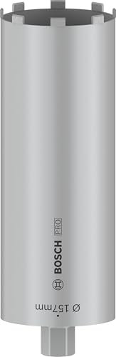 Bosch 1x PRO Multi Material Diamanttrockenbohrkronen für 1 1/4 Zoll UNC und Diamantbohrer (für Kalk- und Sandsteine, Ziegelstein, Ø 157 mm, Professional Zubehör Diamantbohrer)
