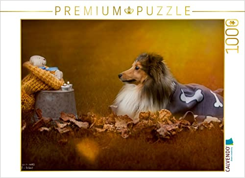 CALVENDO Puzzle EIN Motiv aus dem Kalender Wir lieben Shelties | 1000 Teile Lege-Größe 64 x 48 cm Foto-Puzzle für glückliche Stunden