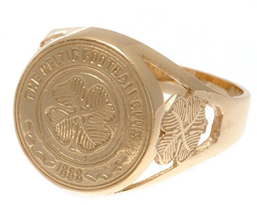 Celtic F.C. 9 ct Gold Crest Ring Medium