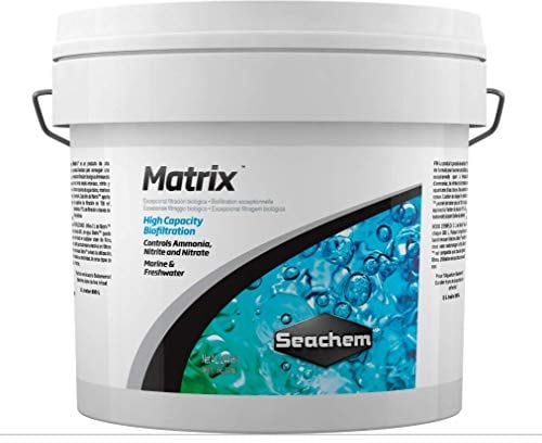 Seachem Laboratories Inc Matrix Bio Media- Alta capacità di Filtrazione Biologica per acquari Marini e di acqua dolce - 4000 ml, BIANCO