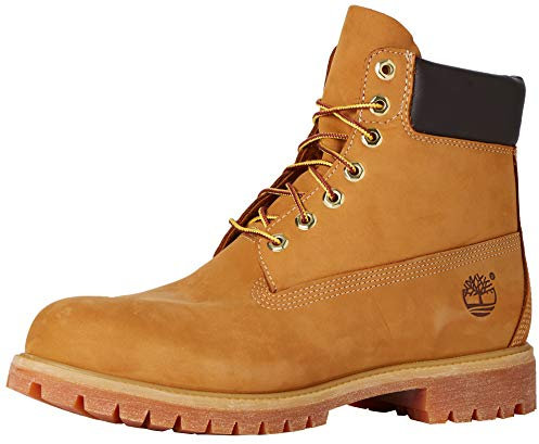 Timberland 6-inch Classic - Stivali classici Unisex Bambini, Giallo (Yellow 607)