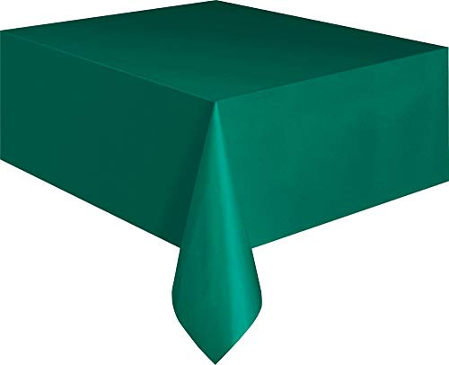 Kunststoff-Tischdecke - 2,74 m x 1,37 m - Waldgrün