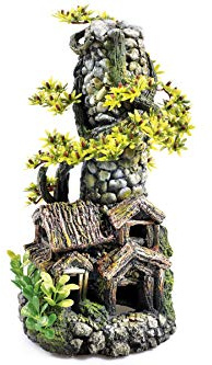 CLASSIC Cobbled Chimney Aquarium Ornament 290mm