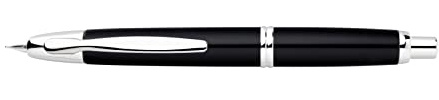 Pilot Capless Fountain Pen - Platinum Black