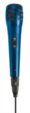 Velleman Micrófono, dinámico, unidireccional, 3 m de Cable, Azul