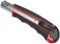 Wedo 78418 Cutter Autoload (18mm, inklusiv 6 Klingen im Magazin) rot/schwarz