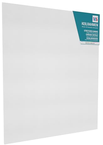 Leinwand auf Keilrahmen Künstlerbedarf doppelt grundiert 40x50cm 390g/qm VBS