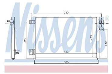 Nissens Condenser - 94717