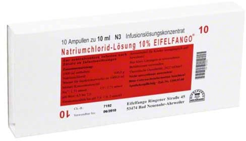NATRIUM CITRICUM 3,13% Ampullen 10X10 ml