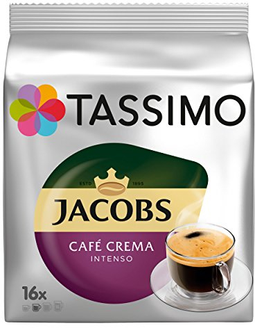 TASSIMO JACOBS TDISC CAFÉ DOSETTES CAPSULES INTENSO CAFÉ 16 BOISSONS