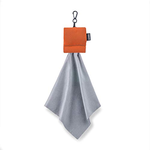 Carson Stuff-It Pro Mikrofaser Reinigungstuch, 20 x 20 cm - Orange (SN-80ORAM)