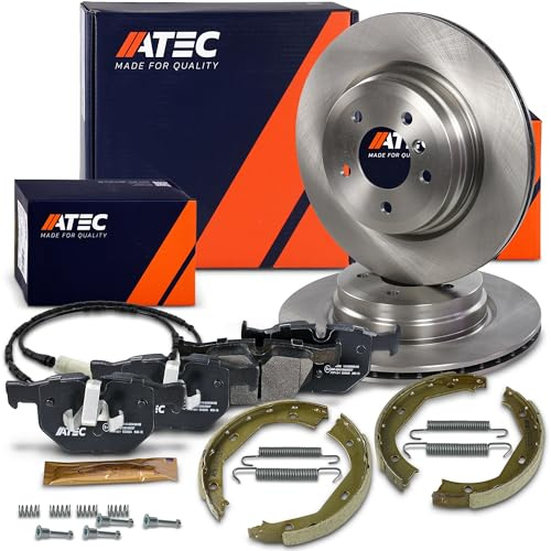 BESTPRICE ATP Bremsenset Hinterachse inkl. Bremsscheiben Ø 185 mm Belüftet +