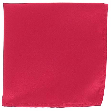 Pochette Costume Rose Framboise - Mouchoir de Poche Homme Rose Framboise - Accessoire Carré Poche de Veste - Mariage, Cérémonie