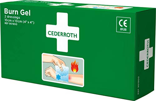 CEDERROTH Verbrennungs-Gel-Kompresse 10 x 10 cm Inhalt: 2 Stück