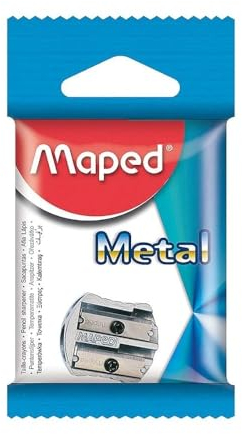Maped 006700 Bleistiftspitzer aus Metall, 2 Löcher