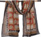 GURU SHOP Leichter Pareo, Sarong, Handbedrucktes Baumwolltuch - rot Kombination 27, Herren/Damen, Baumwolle, 180x110 cm