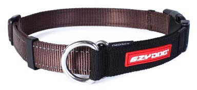 EzyDog Collar Checkmate, Chocolate, Medium
