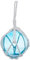 Hampton Nautical Light Blue Japanese Glass Ball Fishing Float with Brown Netting Decoration 3 by Hampton Nautical
