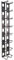 APC AR8442 Vertical Cable Organizer for Netshelter Vx Channel