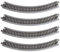 Kato N 249mm 9-3/4 Radius Curve 45-Degree (4) (Import Japan)