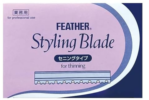Feather Styling Blade Coiffeur Lames De Plumes, violet Ht, 1x 10 Stück