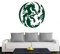 A432 Wandtattoo Yin Yang Drache 60cm x 60cm dunkelgruen (erh. in 40 Farben und 2 Größen)