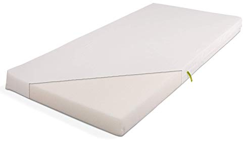 KiNDERWELT Babymatratze 120x60 cm, Schaumkernmatratze, Matratze für Babybett, Schaumstoffmatratze Baby und Kleinkinder, Made in Germany