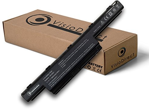 Visiodirect Batteria 11.1V 6600mAh per Portatile Packard Bell EasyNote TK87 (PEW91