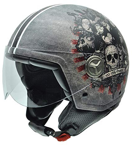 NZI Zeta Motorradhelm, Mehrfarbig Zeta Finish, XS