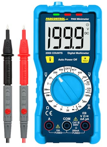 Pancontrol Minimeter Digitalmultimeter Messgerät CAT III 600 V mit Diodentest